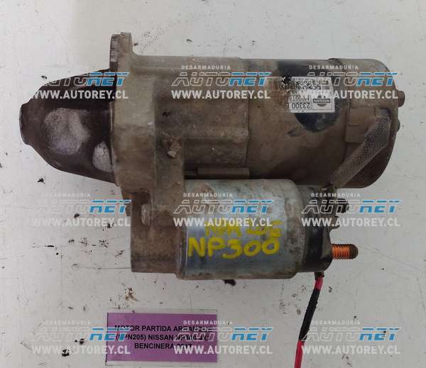 Motor Partida Arranque (NPN205) Nissan NP300 4×2 Bencinera 2017 $90.000 + IVA