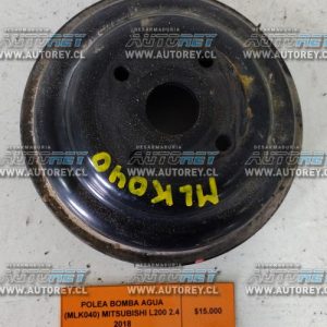 Polea Bomba Agua (MLK040) Mitsubishi L200 2.4 2018 $15.000 + IVA