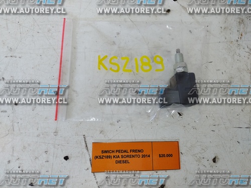 Swich Pedal Freno (KSZ189) Kia Sorento 2014 Diesel $10.000 + IVA
