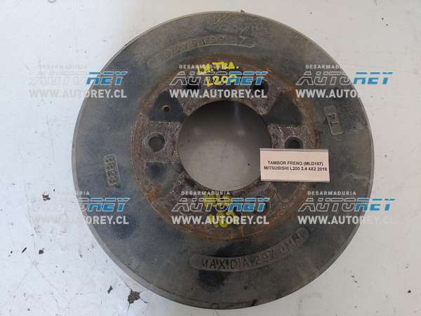 Tambor Freno (MLD187) Mitsubishi L200 2.4 4×2 2018 $15.000 + IVA