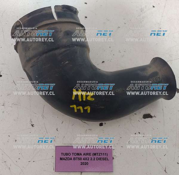 Tubo Toma Aire (MTZ111) Mazda BT50 4×2 2.2 Diesel 2020 $10.000 + IVA