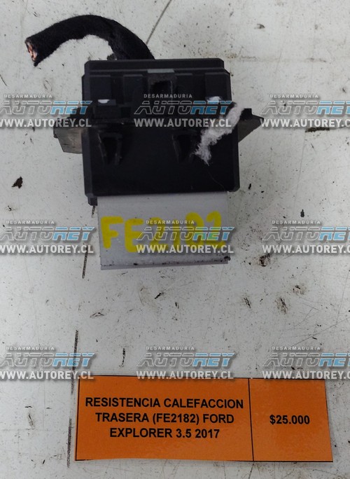 Resistencia Calefacción Trasera (FE2182) Ford Explorer 3.5 2017 $25.000 + IVA