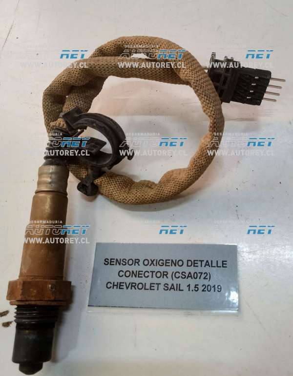Sensor Oxigeno Detalle Conector (CSA072) Chevrolet Sail 1.5 2019