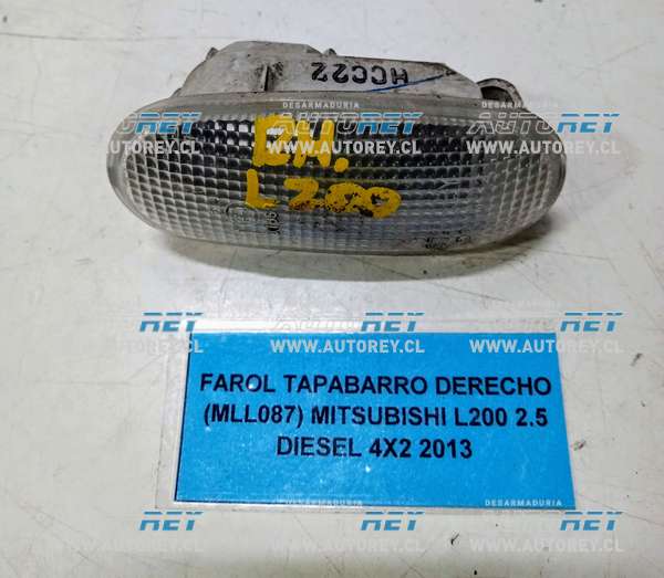 Farol Tapabarro Derecho (MLL087) Mitsubishi L200 2.5 Diesel 4×2 2013