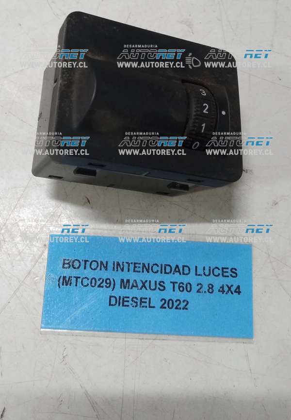 Boton Intencidad Luces (MTC029) Maxus T60 2.8 4×4 Diesel 2022
