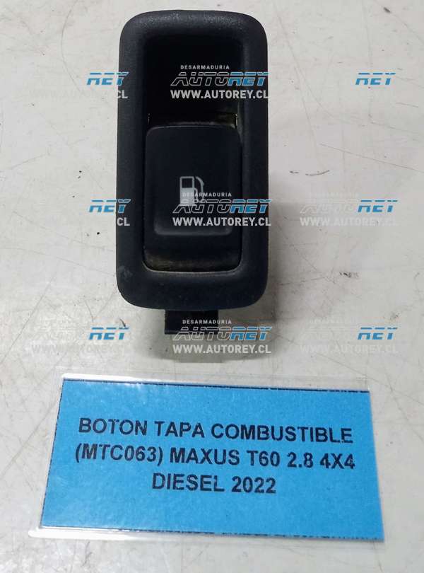 Boton Tapa Combustible (MTC063) Maxus T60 2.8 4×4 Diesel 2022