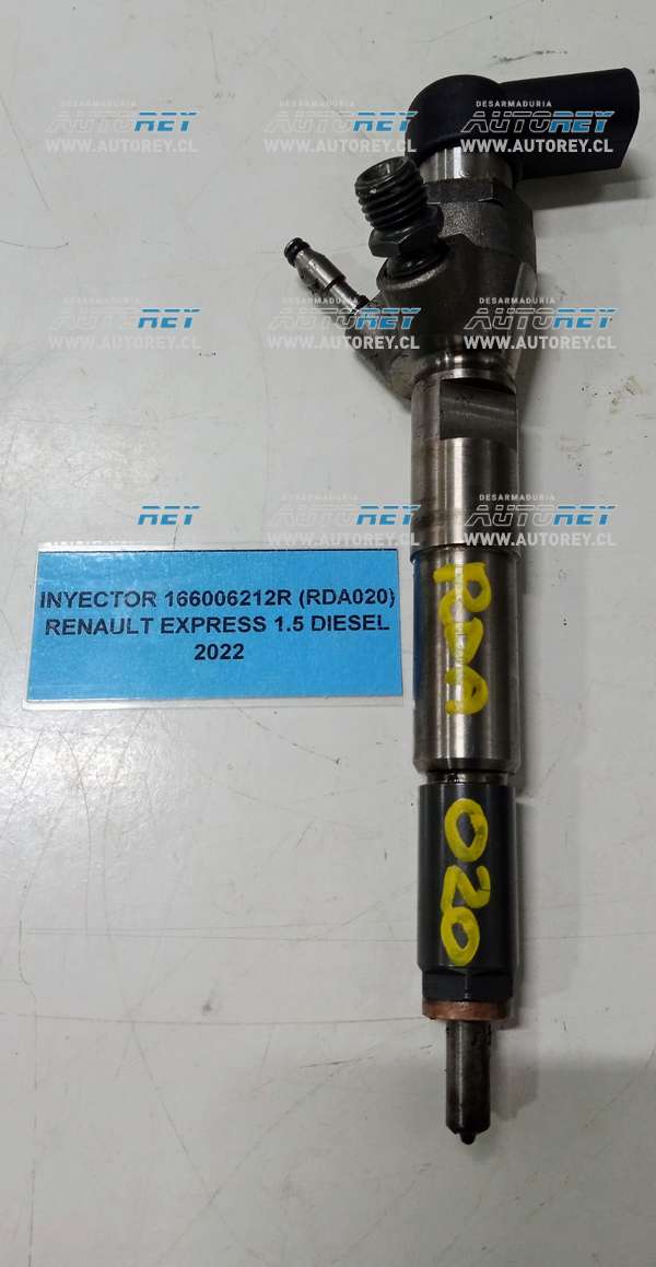 Inyector 166006212R (RDA020) Renault Express 1.5 Diesel 2022
