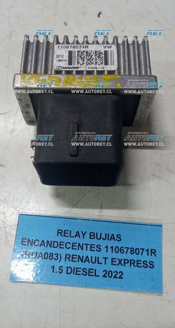 Relay Bujias Encandecente 110678071R (RDA083) Renault Express 1.5 Diesel 2022