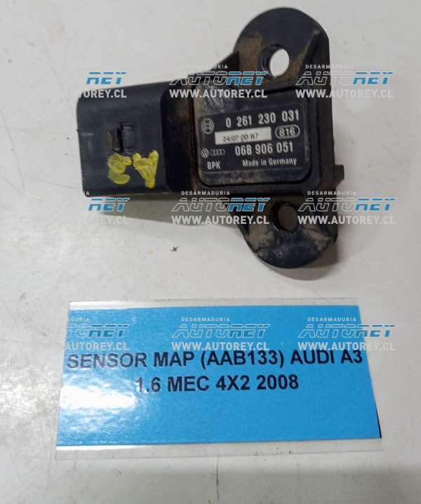 Sensor Map (AAB133) Audi A3 1.6 MEC 4×2 2008