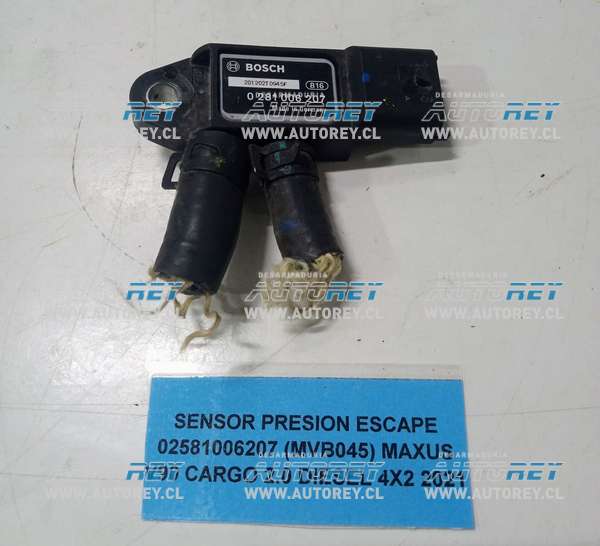 Sensor Presion Escape 02581006207 (MVB045) Maxus V90 Cargo 2.0 Diesel 4×2 2021