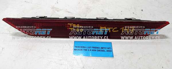 Tercera luz Freno (MTC147) Maxus T60 2.8 4×4 Diesel 2022