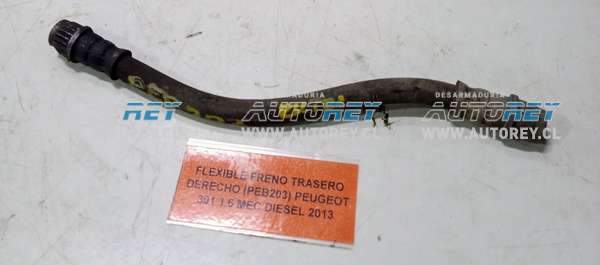Flexible Freno Trasero Derecho (PEB203) Peugeot 301 1.6 MEC Diesel 2013