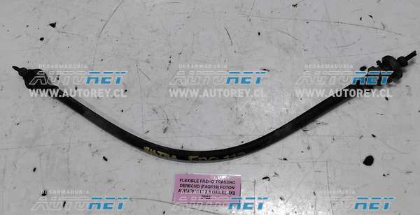 Flexible Freno Trasero Derecho (FAQ119) Foton Aumark 513 2.8 Diésel 4×2 2022