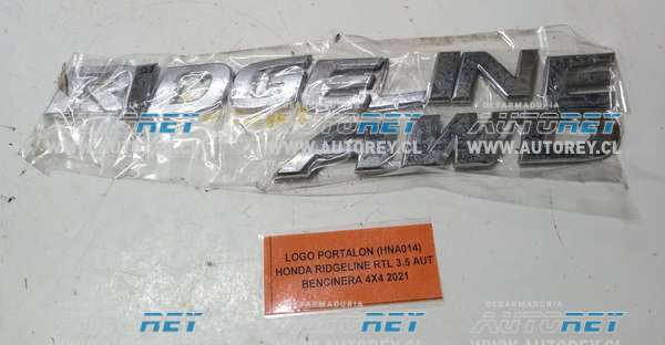 Logo Portalon (HNA014) Honda Ridgeline RTL 3.5 AUT Bencinera 4×4 2021