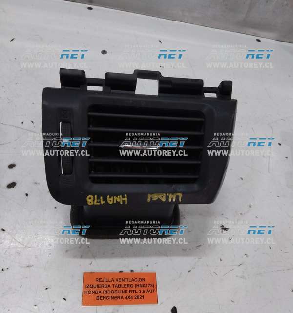 Rejilla Ventilación Izquierda Tablero (HNA178) Honda Ridgeline RTL 3.5 Aut Bencinera 4×4 2021