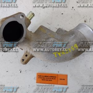 Tubo Aluminio Admisión (TYR2159) Toyota Hilux Revo 4×4 2019 2.4 $35.000 + IVA