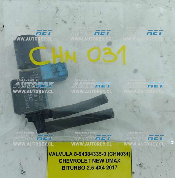 Válvula 8-94384335-0 (CHN031) Chevrolet New Dmax Biturbo 2.5 4×4 2017 $20.000 + IVA