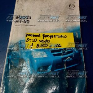 Manual propietario Mazda BT50 2007-2012 $8000 mas iva